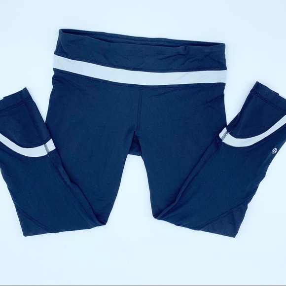 Lululemon Black Running Tights leggings SZ 6 - Picture 1 of 8